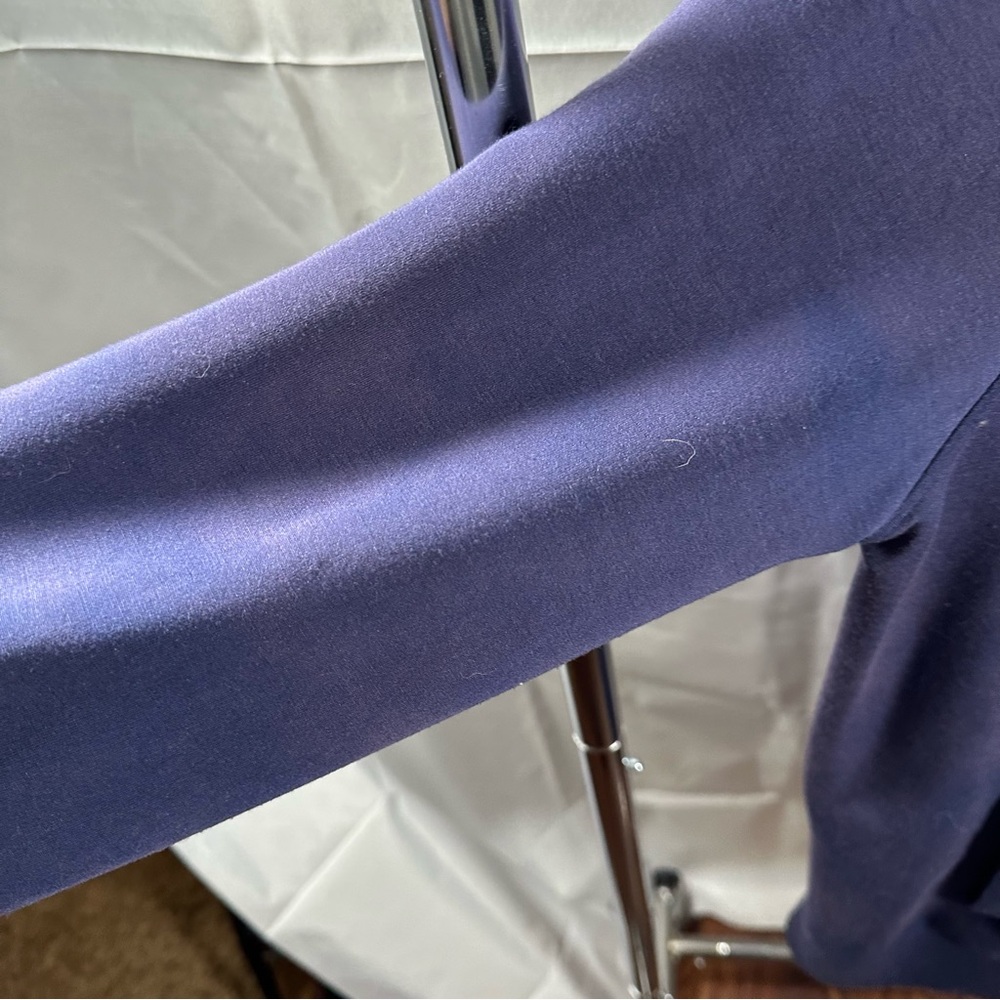 Rae Mode - Modal Lounge Full Zip Jacket - Smoky Navy - 2x (18-22) - - Picture 4 of 10